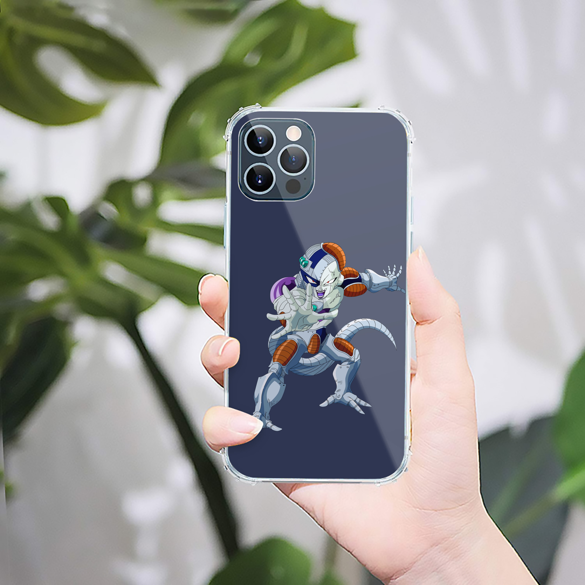 （画像用） ドラゴンボール フリーザ DRAGON BALL Frieza 【iPhone 12シリーズ対応】透明スマホケース（クリアソフトケース）